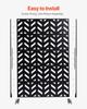 Metal Privacy Screen 47" X 72" Freestanding Outdoor Privacy Screens