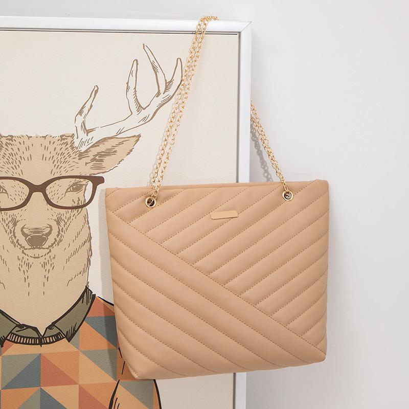 New Fashion Twill Women's Bag, Simple Casual Long-standard Shoulder Handbag, One Piece.