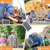 Upgrade Nový přenosný solární panel pro rychlé nabíjení telefonu, Venkovní mini solární nabíječka, Venkovní přenosný solární panel