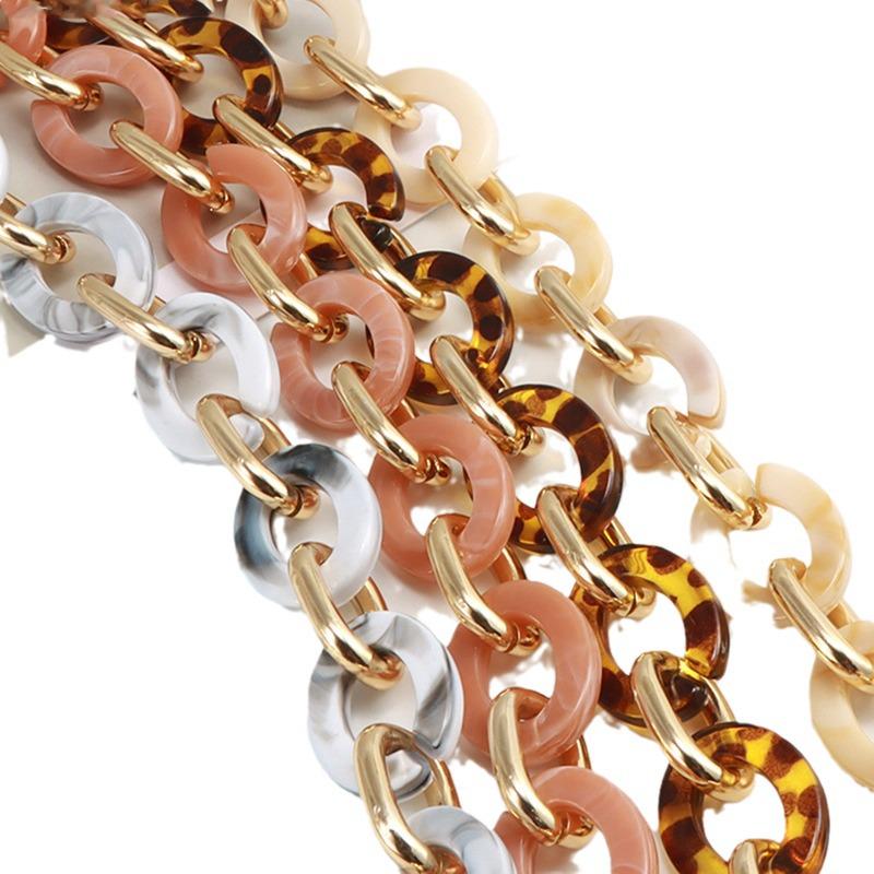 Acrylic Clip Aluminum Chain Crossbody Bag - Little Fragrance Style