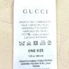 Excellent GUCCI GG Jacquard Fringe Large Shawl Blanket Light Beige Wool 795551 Used