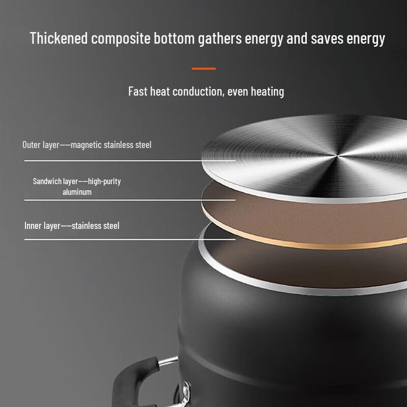 Joyoung Hey Series 28cm Double-Layer Stainless Steel Steamer