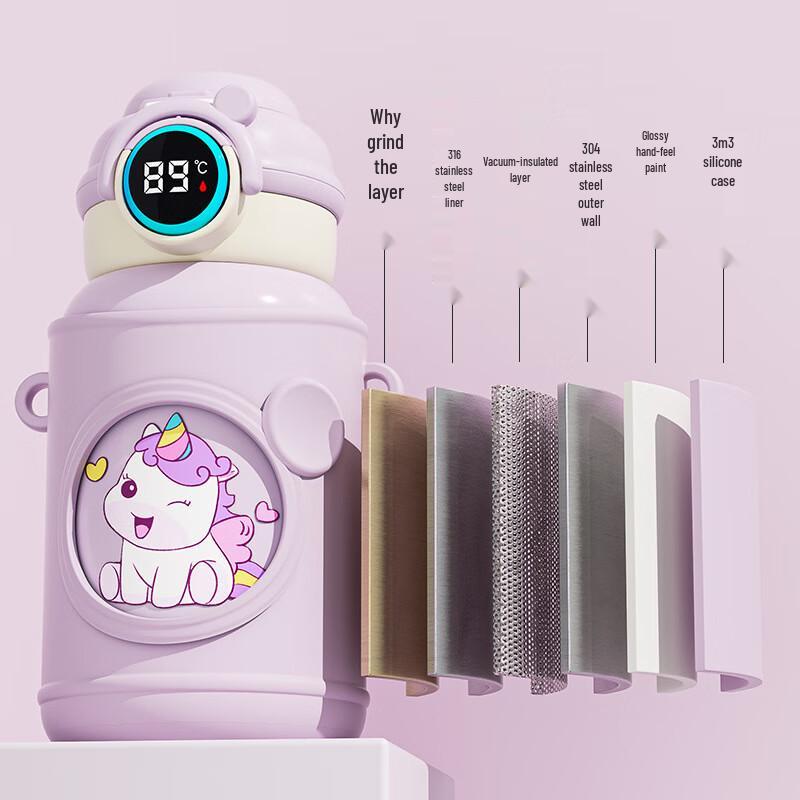 Xiaoyueya Smart 316SS Kids Thermal Bottle
