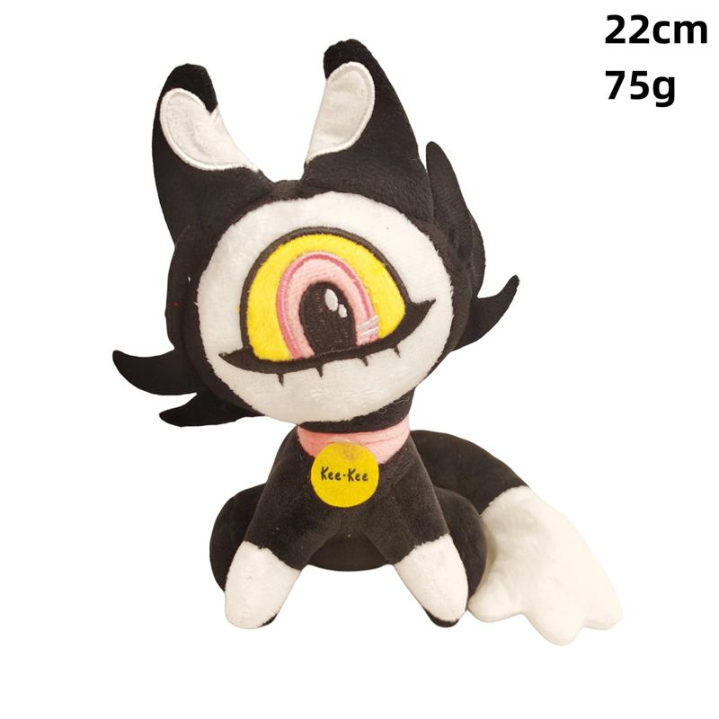 Nieuwe 22-45cm Hazbin Clown Kwaadaardige Baas Alastor Pluche Speelgoed Schattige Zachte Knuffel Cartoon Anime Poppen Voor Kind Kerstmis Verjaardagscadeau