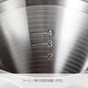HARIO Double Mesh Metal Dripper 1 4 Cups Hairline Silver Stainless Steel DMD-02-HSV
