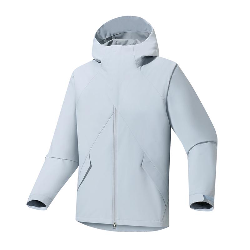 Unisex Windproof Hooded Softshell Jacket for Outdoor Sports and Mountaineering XXXL