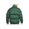 Nike Club Therma-FIT Warm Loose Solid Color Small Logo Stand Collar Zipper Long Sleeve Puffer Jacket Men Outerwear Cold-Fir-Green White FZ5029-323