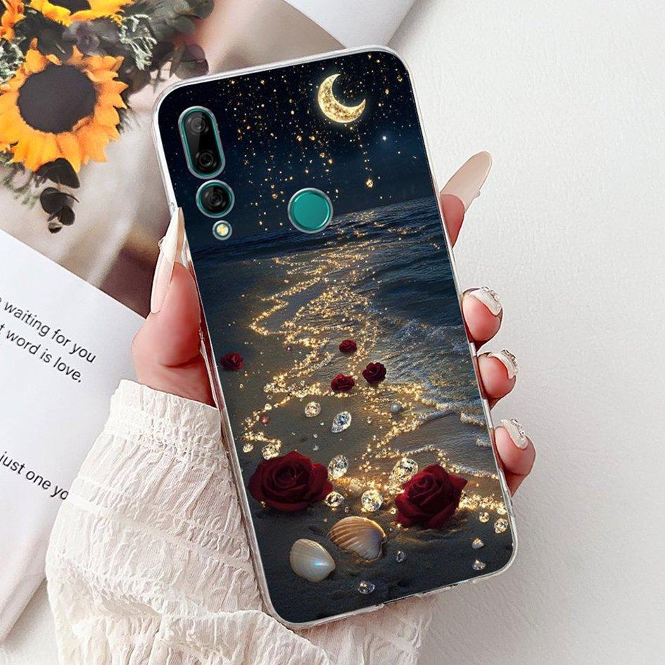 For Huawei Y9 2019 Case Y9 Prime 2019 Cover Cute Cartoon Lion Carp Soft Silicone Phone Covers For Huawei P Smart Z STK-LX1 Shell