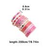 4 Rollen LOVE Papierklebeband Buntes Valentinstagsgeschenk Niedliche Tagebuchdekoration Kreativer Bürobedarf Süße DIY Schreibwaren YMY