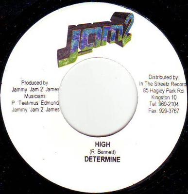 7inch Record DETERMINE / MADD ANJU & PATCHY - High / Sorry NONE Jam 2 Records 2004 Jamaica Reggae, Ska & Dub Used
