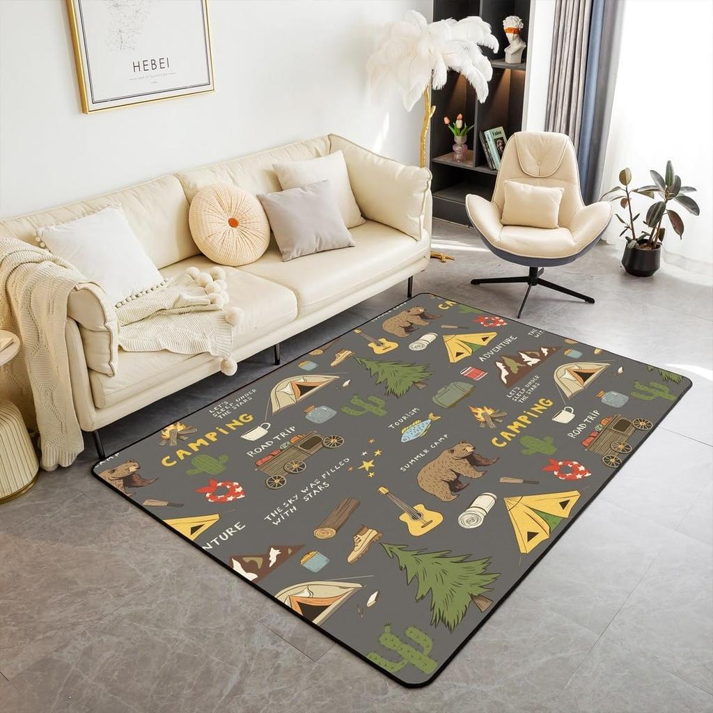 Mat Non-Slip Waterproof Rug for Front Door Home Decor Easy Clean Floor Carpet Beautiful Fashion Lounge Kitchen Anti-slip