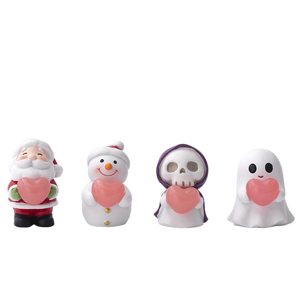 Creative Santa Claus Snowman Ghost Crafts Ornaments Niche Home Desktop Decoration  Gifts