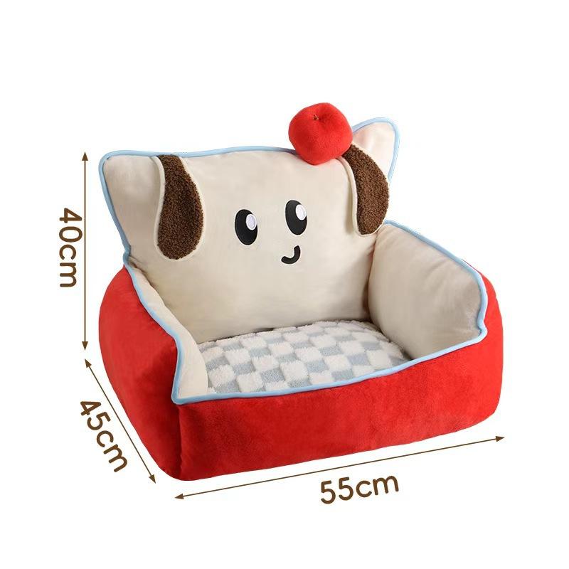 

Cute Bear Sofa Nest Four Seasons Universal Cat Bed Autumn and Winter Warm Pet Cat