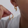 New Temperament High Gloss Imitation Pearl Earrings Korea  Jewelry Accessories Party Exquisite For Women's Earrings