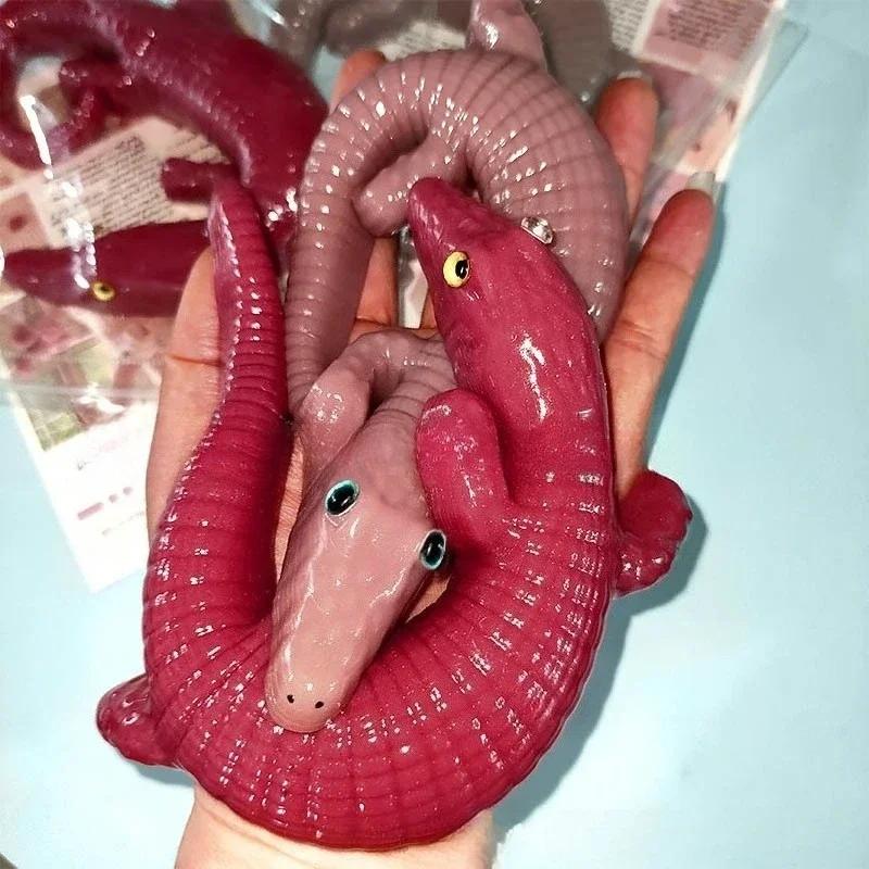 Fashnics Squishy Crocodile Squeeze Stress Toy Soft Relief Relax Toys Cute Fast Rebound Stress Reliever Toys Birthday Anti-Stress Gift