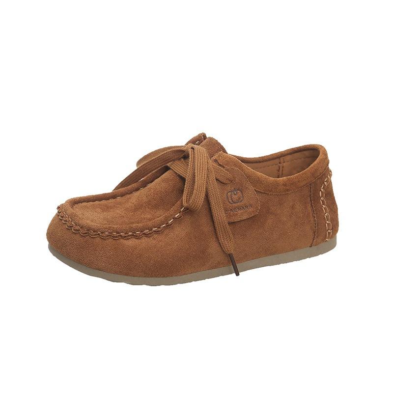 Women's new autumn versatile flat-soled Doudou shoes, small single shoes are trendy