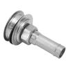 Boat Gas Tank Vent with Mounting Gasket Straight 316 Stainless Steel for Ship Yacht