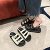 Thick-soled Buckle with Cool Slippers To Wear Outside Summer New Roman Sandals Sports and Leisure Beach Versatile Slippers