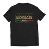 Michoacan Mexico License Plate T-Shirt - Playera Con Placa De Carro Men's Graphic T-Shirt