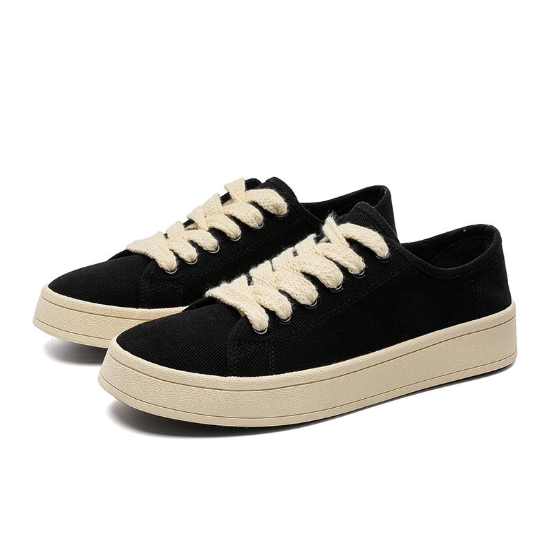 2025 Fashion Solid Color Men's Lace-Up Casual Shoes Low-Top Comfortable Daily Walking Shoe Breathable And  Anti -Slip Flat Shoes