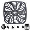 Square Air Fryers Plate Liners 7QT Metal Air Fryers Pad Metal Air Fryers Accessories Suitable for Baking and Cooking