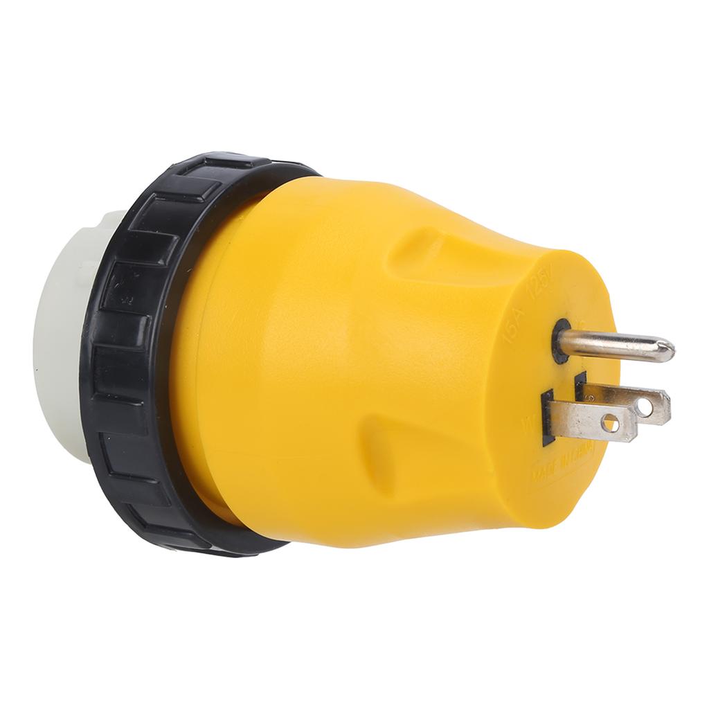 RV Electrical Locking Adapter 15A Male To 50A Female Twist Lock Power Cord Connector