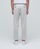 MUSINSA STANDARD Lightweight Tapered Hidden Banding Crop Slacks [Dusty Cream]