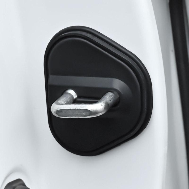 Für GEELY NEW Preface 2024 Autotür Stoßdämpfer Türschloss Schutz Silikon Auto Türschloss Riegel Abdeckung Zubehör