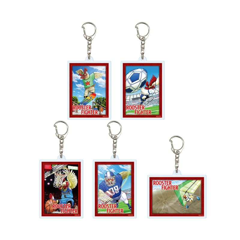 

Chicken Fighter 01 Acrylic Keychain Box [Official Illustration] 5-Piece