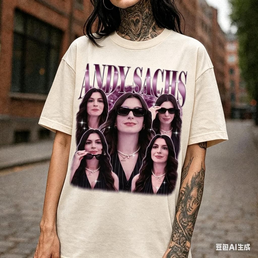 The Devil Wears Prada 2 Andy Sachs Tshirts Unisex and Women Summer Cotton Clothing Fashion Breathable Short Sleeved Tee Streetwear
