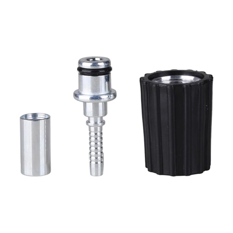 Heavy Duty Quick Connection Hose Adapter Coupler Twist Connector 3PCS Set for M22X1.5 M14X1.5 Threads Easy Installation
