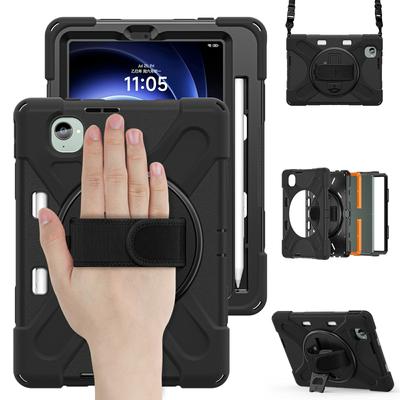 For Xiaomi Pad Mini/Redmi K Pad Kickstand Case TPU PC Silicone Tablet Cover with Shoulder Strap