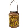 Hanging Solar Lantern Outdoor Waterproof Metal Vintage Hummingbird LED Garden Yard Lawn Pathway Decorative Lights