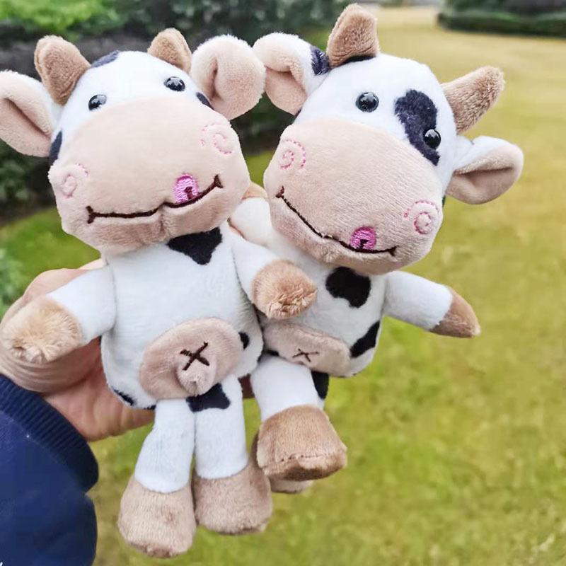 New Cute Cow Dolls Plush Toy Bags Pendant Keychain Accessories Accessories