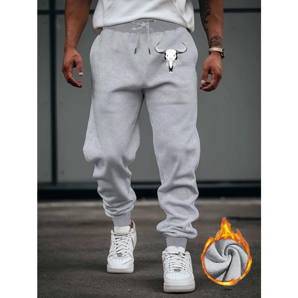 Mens Print Lounge Pants New Style Autumn Winter Male Fashion Streetwear Sweatpants