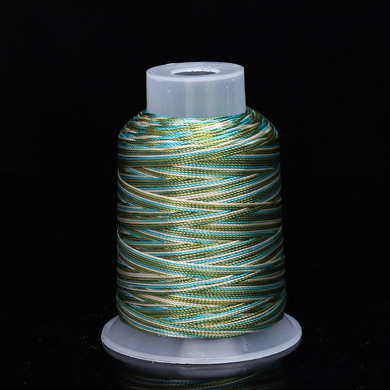 

Браслет из нити ручной вязки «Пейзаж длиной в тысячу ли», плетеный шнур, только зеленый, того же стиля, секционно окрашенная нить, плетеный шнур, шнурок для ожерелья