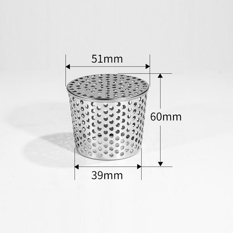 304 Stainless Steel Conical Floor Drain Side Outlet with Rat-Proof Filter Screen