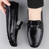 2025 Summer Classic Penny Loafers Men Boat Shoes Breathable Man Moccasins Leather Slip On Flats Luxury Mens Casual Driving Shoes