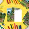 8pcs Forest Animals Spiral Notebook 80GSM Portable Tear-Off Memo Pad Jungle Wildlife School Diary Student Stationery