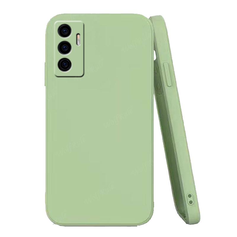 For Cover Vivo V23E Case For Vivo V23E Capas Silicone Shockproof Safe Bumper Back TPU Soft Cover For Vivo V23E Fundas 6.44"