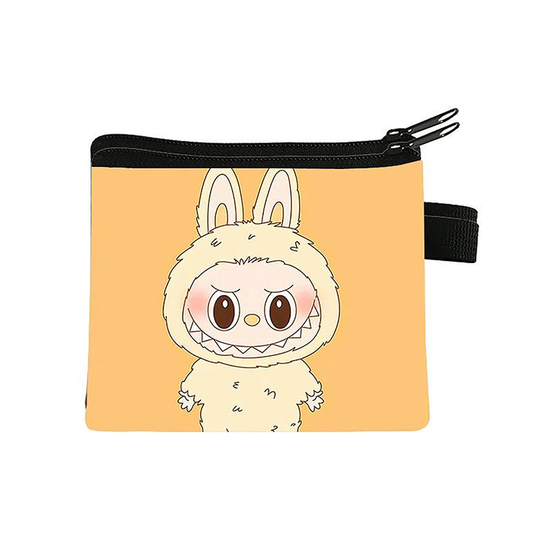 1 PC New LaBuBu Cute Cartoon Coin Purse Wristlet Bag Cartoon Wallet Mini Zipper