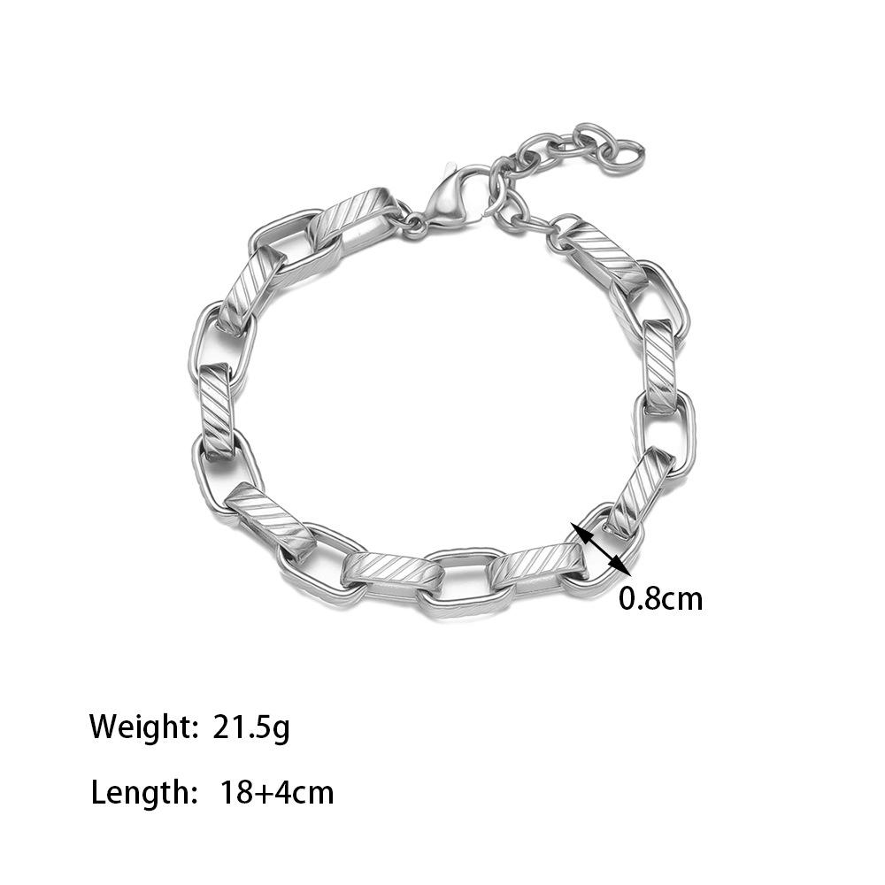 Personalized hip hop ins style accessories trend twill men's and women's bracelets