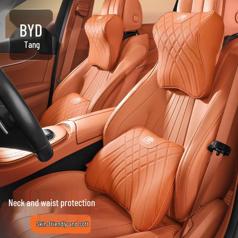 BYD Tang DMI Headrest & Lumbar Support, Intelligent EV Neck Protector, Memory Foam Seat Cushion