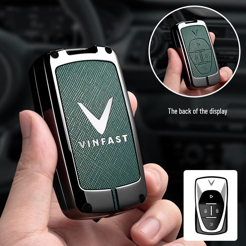 Vinfast Vietnam Car Key Case for Zhonghua V5/VF8 VF3/5/9 with Premium Keyring Buckle