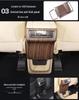 Compatible with 15-20 Highlander Center Console Gear Shift Panel & Cup Holder, Wood Grain Finish.