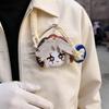 Anime Plush Badge Soft Material Handcrafted Character Design Decorative Brooch Pin Suitable for Bags Jackets and Accessories