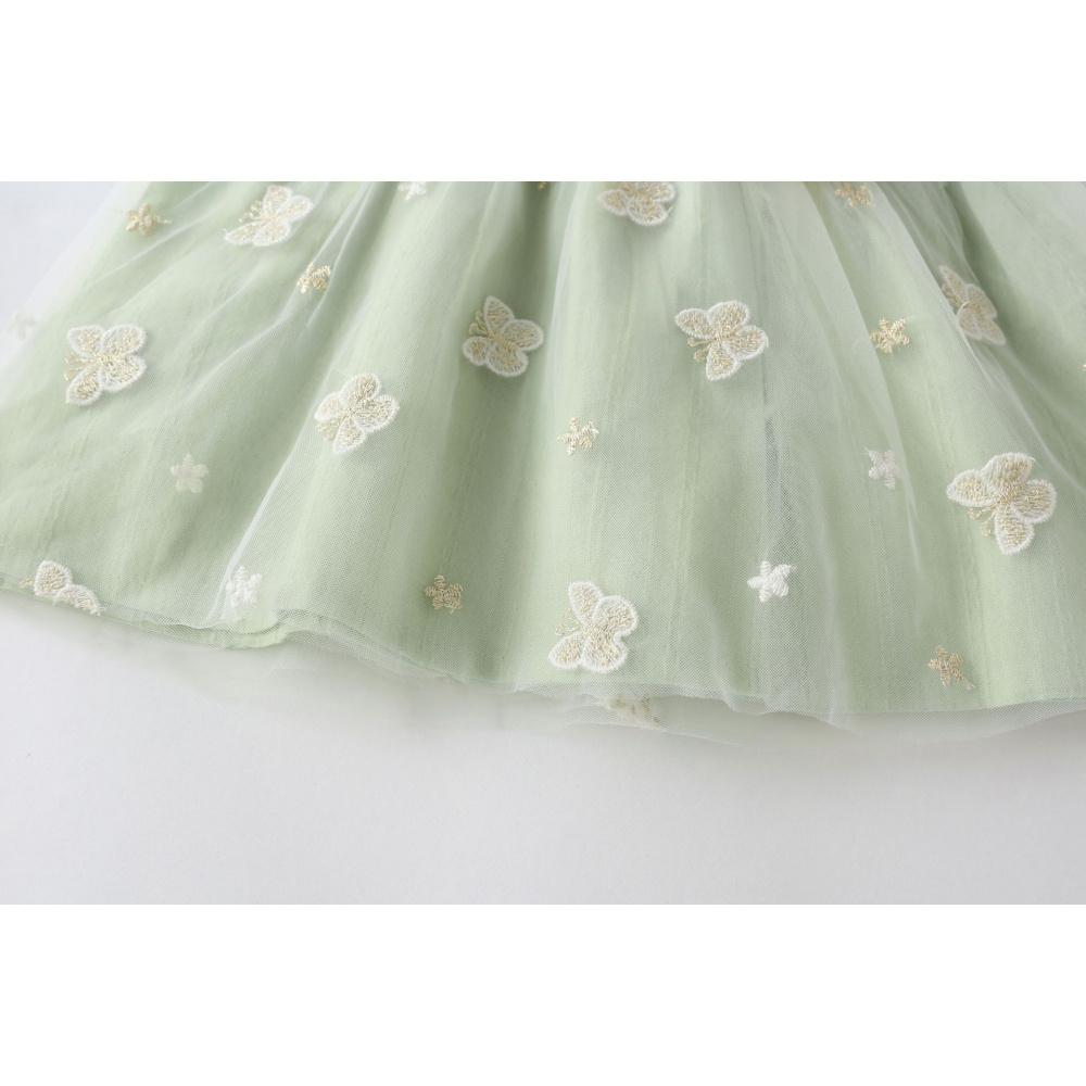 Girls' Dress Spring Summer New Baby Girl Pastoral Style Dress Baby Children's Princess Dress