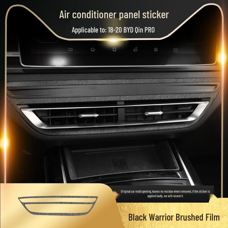 

Black Warrior Brushed Car Sticker for 18-20 BYD Qin Pro Interior Decor
