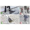 AEE4-Snow Shovel, Driveway Ice Scraper Tool, Floor Scraper For Cleaning Weeds Tools, Suitable For Roads Outdoor Garden