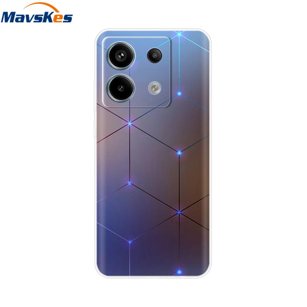 Handyhülle Für Xiaomi Redmi Note 13 Pro 5G Rückseite Niedlich Stoßfest Weich Klar Silikon TPU Für Redmi Note13 Note 13 Pro Funda